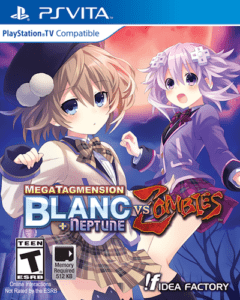 MegaTagmension Blanc + Neptune vs Zombies PS Vita Cover Art