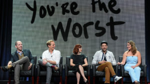 Stephen Falk, Chris Geere, Aya Cash, Desmin Borges, Kether Donohue