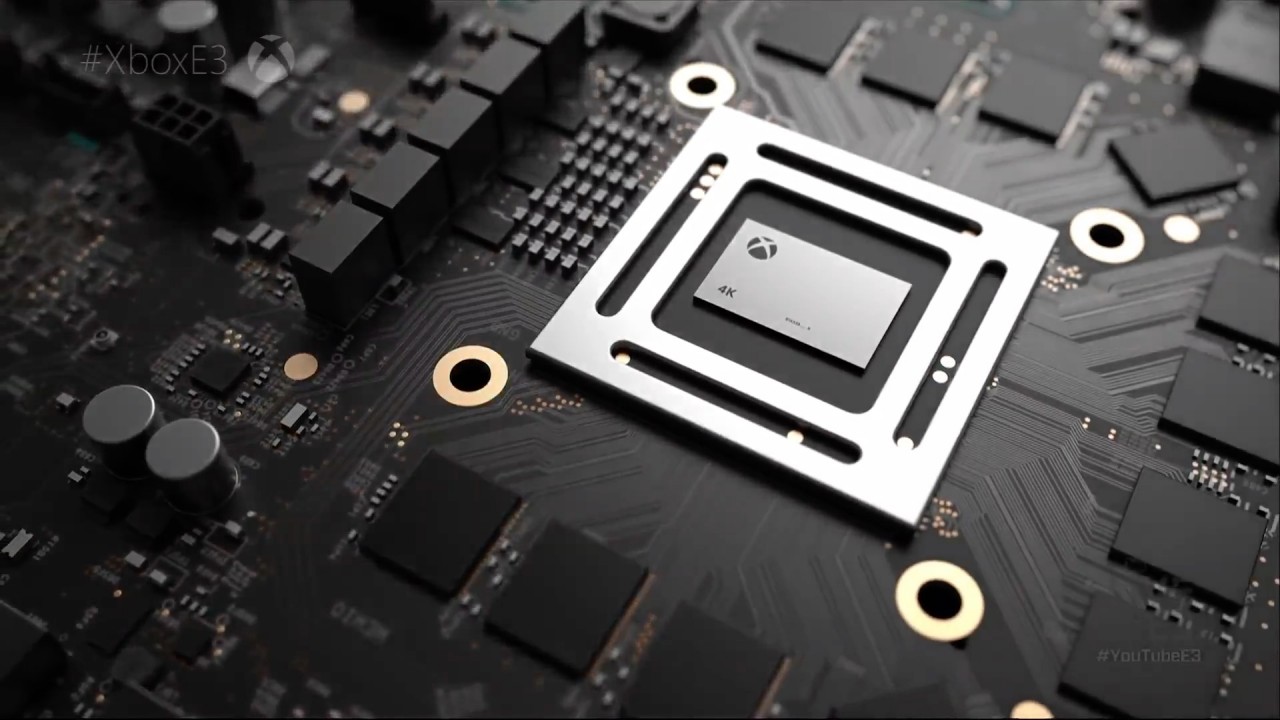 Promotional picture from the public reveal of Project Scorpio at E3 2016